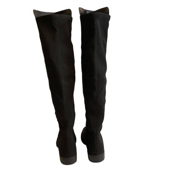 Unisa Boots Women's 7M Black Over The Knee Tall Riding Pull On Fabric Stretch - Picture 8 of 15